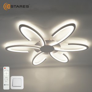 Управляемая светодиодная люстра LORENA 100W 6R-RC-710x55-WHITE/WHITE-220-IP20