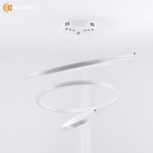 Управляемая светодиодная люстра AKRILIKA sim 70W 3R-APP-600x1100-WHITE/CLEAR-220-IP20