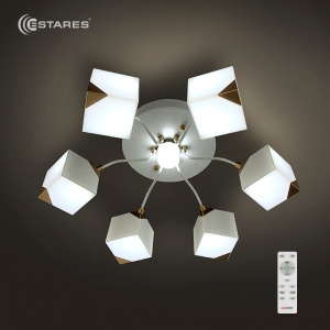 Управляемый светодиодный светильник CUBES 80W R-750-WHITE/WHITE-220-IP20
