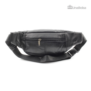 Сумка мужская из натуральной кожи UB-009-345x145х85-darkgray/black-молния/молния