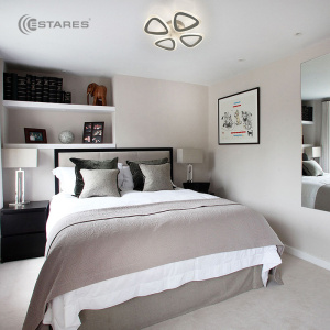 Управляемая светодиодная люстра ROOM 60W 4TR-APP-435x435x70-WHITE/WHITE-220-IP20