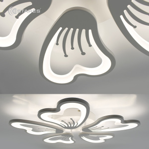 Управляемый светодиодный светильник GLORY 100W 5F-APP-625х70-WHITE/WHITE-220-IP20