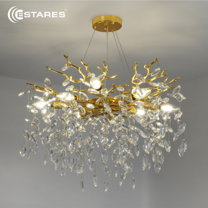 Люстра ROXANA 55 E14х8 R-600x1200-GOLD/CRYSTAL-220-IP20