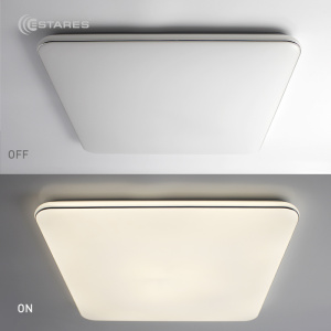 Управляемый светодиодный светильник LITECO 50W LC-07S-530x530x54-STEP/DIM-WHITE/WHITE-220-IP20