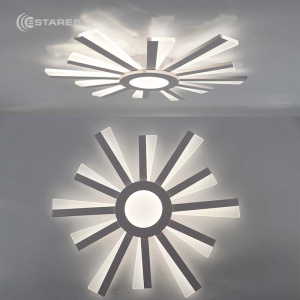 Управляемая светодиодная люстра  TERESA 70W R-APP-550x50-WHITE/WHITE-220-IP20