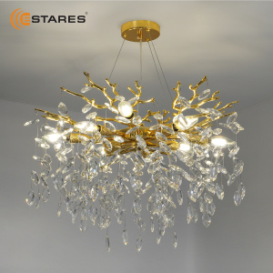 Люстра ROXANA 55 E14х8 R-600x1200-GOLD/CRYSTAL-220-IP20