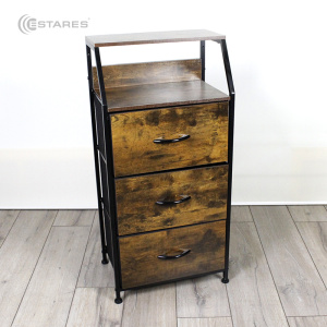 COMMOD WOOD-I 3F-3D-BROWN-440X290X860 комод макси