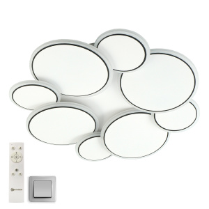 Управляемый светодиодный светильник INDIGO 90W 8R-RC-500x60-WHITE/BLACK/WHITE-220-IP20
