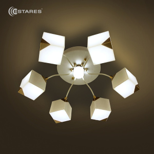 Управляемый светодиодный светильник CUBES 80W R-750-WHITE/WHITE-220-IP20