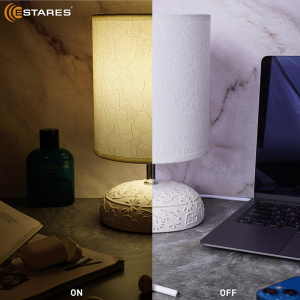 Настольная лампа GAMMA 1xE14 R-150x150x265-WHITE-220-IP20