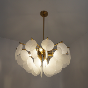 Люстра TELIA 8хЕ14-600х850-BRONZE/WHITE-220-IP20