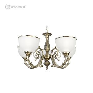 Люстра LONDON 01 5хE27-580x600-Bronze/opal-220-IP20