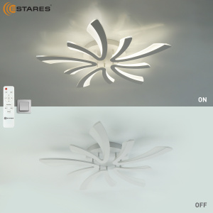 Управляемая светодиодная люстра  ALESSIA 100W 5V-IRC-600x600x70-WHITE/WHITE-220-IP20