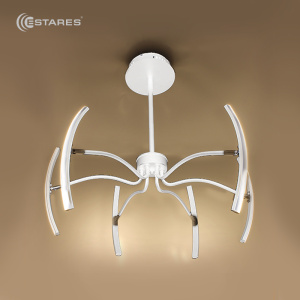 Светодиодная люстра CODE 30W R-620/400-NW-WHITE/OPAL-220-IP20