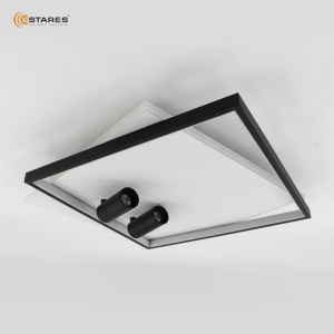 Управляемый светодиодный светильник GEOMETRIA downlight 75W 2S-APP-500х500х130-white/white-220-IP20