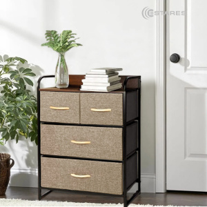 COMMOD 3F-4D-LIGHTBROWN-58x29x78.5  комод-мини