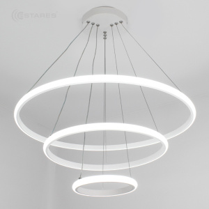 Управляемая светодиодная люстра LATTE 70W 3R-APP-600x1100-WHITE/WHITE-220-IP20
