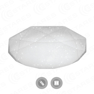  Управляемый светодиодный светильник ALMAZ 25W R-345-SHINY-220V-IP44 (новый размер)