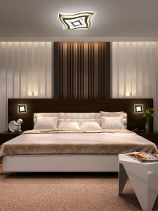 Светодиодный светильник, бра  Geometria quarto 18W Q-210-WHITE-220-IP44