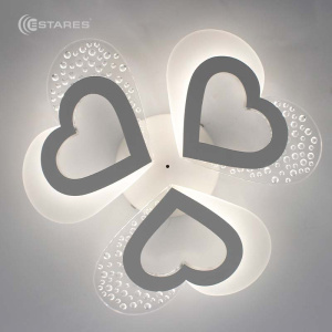 Управляемая светодиодная люстра ROOM love 50W 3H-APP-430x64-WHITE/WHITE-220-IP20