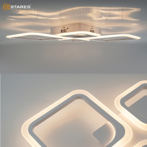 Управляемая светодиодная люстра OVAL 80W 4S-RC-725x423x55-WHITE/WHITE-220-IP20