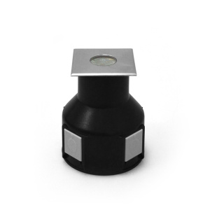  Грунтовый светодиодный светильник  B2AS0102-1x2W-CW-30-240V-IP67 симметричный