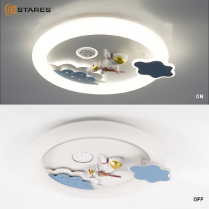 Управляемый светодиодный светильник KIDS SPASE 85W R-ON/OFF-500x85-BLUE/WHITE-220-IP20