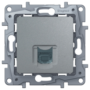 Legrand 672453 Роз. RJ45 кат 6 UTP АЛМ ETIKA