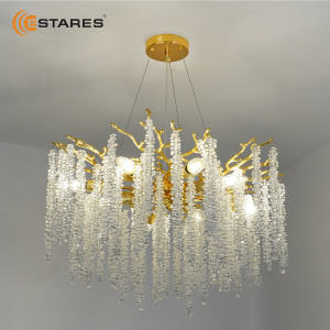 Люстра ROXANA 65 E14х8 R-600x1200-GOLD/CRYSTAL-220-IP20