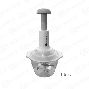 НОЖ-ИЗМЕЛЬЧИТЕЛЬ  механический EASY ES-KNIFE-1.5L-30x10x14-GRAY/WHITE