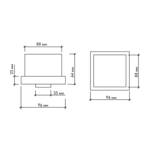 Светодиодная плитка Brick-24L24V DC24V IP67 (Синий)