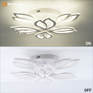 Управляемая светодиодная люстра MALENA 110W 8F-IRC-660x135-WHITE/WHITE-220-IP20