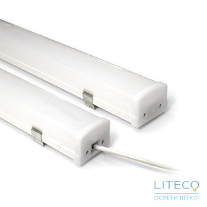 Светильник пылевлагозащищенный линейный LLP-02-LED-18-4000-06-WH-IP66 