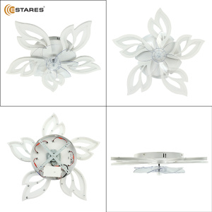 Управляемая светодиодная люстра с вент. FAN  ASTRA 100W+18W 5F-APP-680x120-WHITE/WHITE-220-IP20