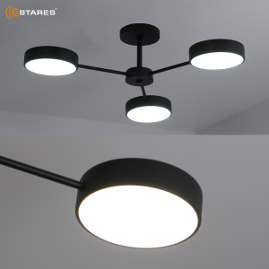 Управляемая светодиодная люстра MATEO 45W 3R-ON/OFF-686x165-BLACK/WHITE-220-IP20