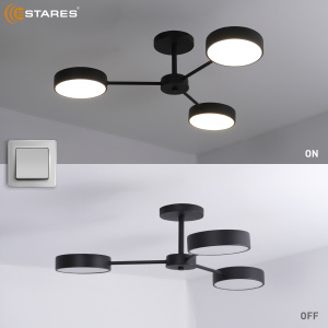 Управляемая светодиодная люстра MATEO 45W 3R-ON/OFF-686x165-BLACK/WHITE-220-IP20