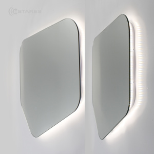 Управляемый светодиодный светильник-зеркало MONDO-III 18W T-600x600-ON/OFF-MIRROR-220V-IP44