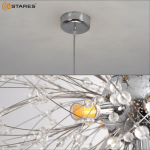 Люстра NOVELLA H 9XG9 R-500X1500-CHROME/CRYSTAL-220-IP20