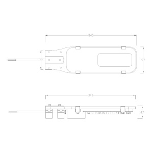 Консольный светильник MS-PILAR-30W (Холодный белый)