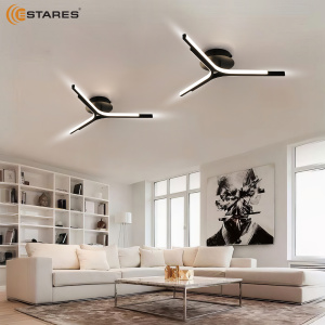  Управляемая светодиодная люстра  RUBY 60W 3L-RC-600x90-BLACK/WHITE-220-IP20