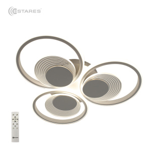Управляемая светодиодная люстра ADARA six 90W 6R-RC-500x460x70-WHITE/WHITE-220-IP20