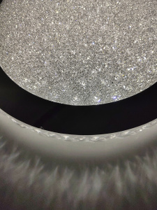  Накладной светодиодный светильник SIYANIE 25W R-350-CW-CRYSTAL-IP20/2019