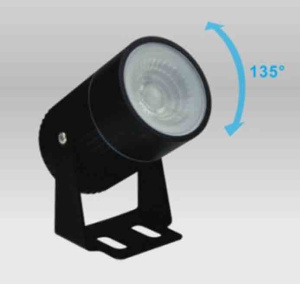 Светильник светодиодный архитектурный MS-SLS-K101С 9W R-RGB-60-BLACK-12-IP65