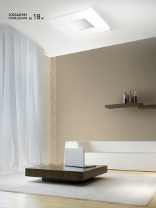 Управляемый светодиодный светильник QUADRON 50W S-550-WHITE-220V-IP44