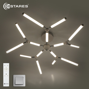 Управляемая светодиодная люстра ALPS 70W R-RC-830x240-WHITE/WHITE-220-IP20