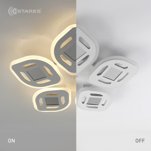 Управляемая светодиодная люстра Amalia 3D RGB 70W 5R-APP-500x76-WHITE/WHITE-220-IP20