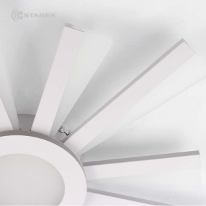 Управляемая светодиодная люстра  TERESA 70W R-APP-550x50-WHITE/WHITE-220-IP20