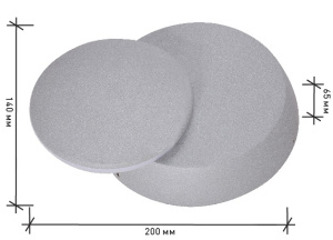 Архитектурный светодиодный светильник настенный STONE SH-W145 7W-WW-GRAY-220-IP65
