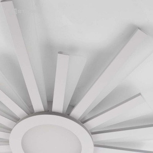 Управляемая светодиодная люстра  TERESA 100W R-APP-680x50-WHITE/WHITE-220-IP20