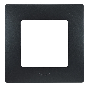 Legrand 672581 Рамка 1пост цвет антрацит ETIKA